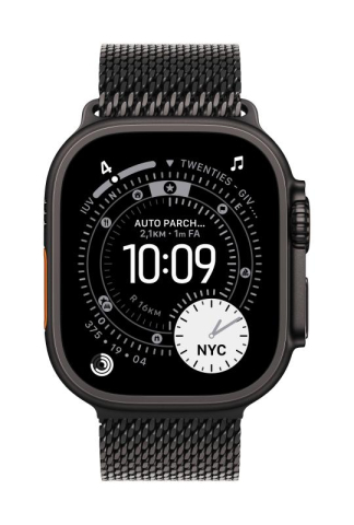 Wearables - Apple Watch 49mm Black Titanium Milanese Loop - Large