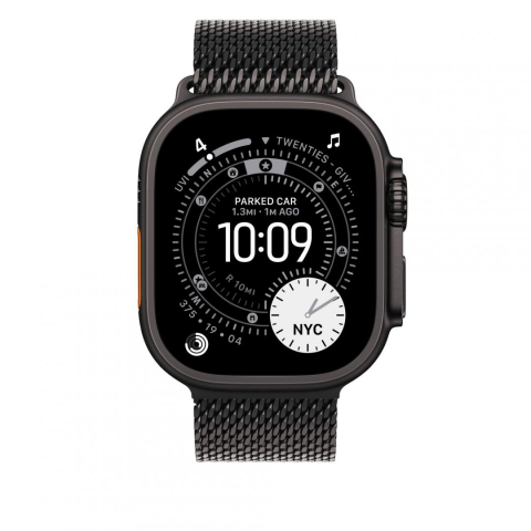 Apple Watch 49mm Black Titanium Milanese Loop - Small [2]