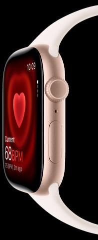 Apple Watch Series 11 GPS + Cellular 42mm Rose Gold Aluminium Case with Light Blush Sport Band - M/L [2]