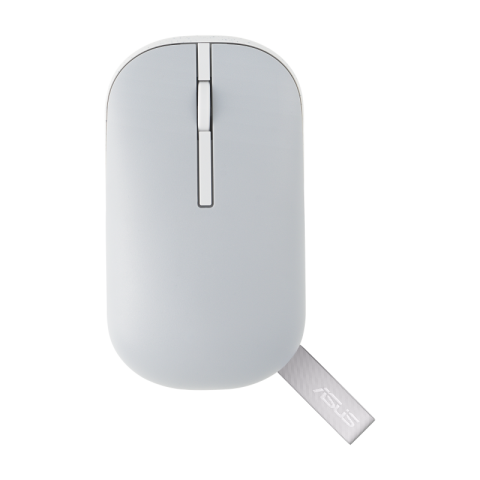 Periferice PC - ASUS Marshmallow MD100 mouse Office Ambidextrous RF Wireless + Bluetooth Optical 1600 DPI