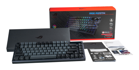 ASUS ROG Azoth keyboard Gaming USB + RF Wireless + Bluetooth QWERTY Black [3]