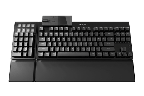 be quiet! Dark Mount Silent Linear US ANSI keyboard Gaming USB QWERTY US English Black [4]