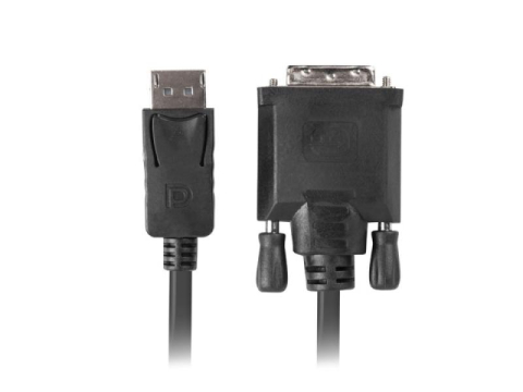 Cabluri Video - Cablu DisplayPort(M) v1.2  DVI-D(M)(24+1) 1,8 m negru Dual Link