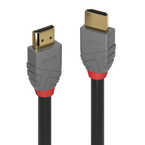 Cabluri Video - Cablu Lindy 7.5m High Speed HDMI, latime de banda suportata 10.2Gbps, rezolutie maxima 4096x2160@60Hz 4:2:0 8bit,  Anthra