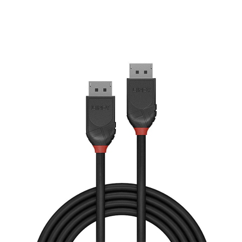 Cabluri Video - Cablu Lindy DisplayPort 1.2, 0.5m, negru