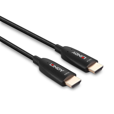 Cablu Lindy HDMI 8k60, fibra optica hybrid, lungime 50m, rezolutie maxima 7680x4320@60Hz 4:2:0 10bit, 3840x2160@120Hz 4:4:4 10bit, latime de banda 48Gbps, negru [2]