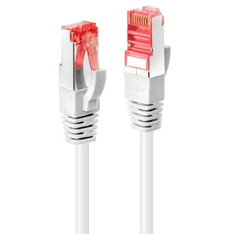 Cabluri retea - Cablu retea Lindy 3m Cat.6 S/FTP, RJ45, white