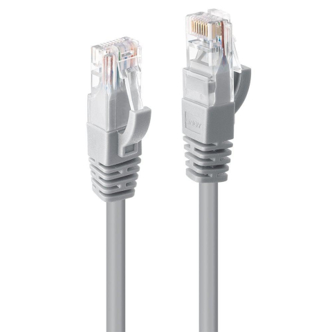 Cabluri retea - Cablu retea Lindy 3m Cat.6 U/UTP, Grey