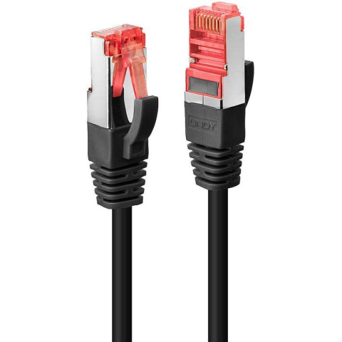 Cabluri retea - Cablu retea Lindy LY-47780, 3m Cat.6 S/FTP Network, Black