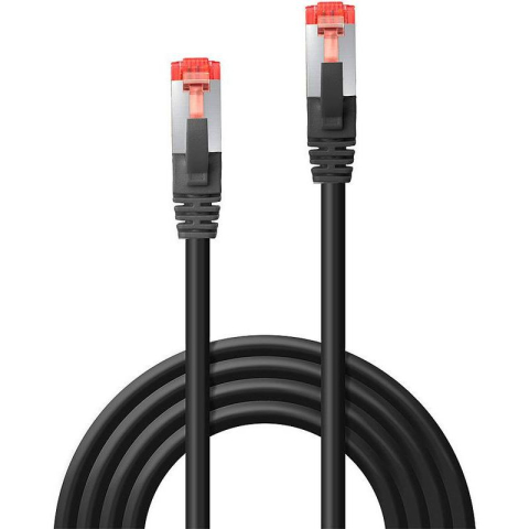Cablu retea Lindy LY-47780, 3m Cat.6 S/FTP Network, Black [1]