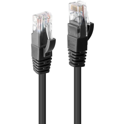 Cabluri retea - Cablu retea Lindy LY-48078 2m Cat.6 U/UTP, Black