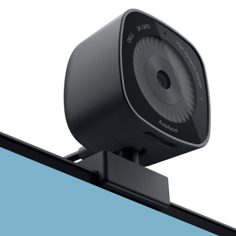 Camere Web - Camera Web Dell WB3023, rezolutie video 2K, USB 2.0, Negru