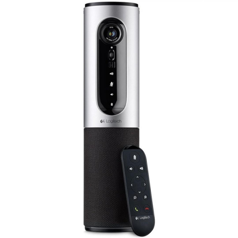 Camere Web - Camera Web LOGITECH ConferenceCam Connect, rezolutie video Full HD, USB 2.0, Gri