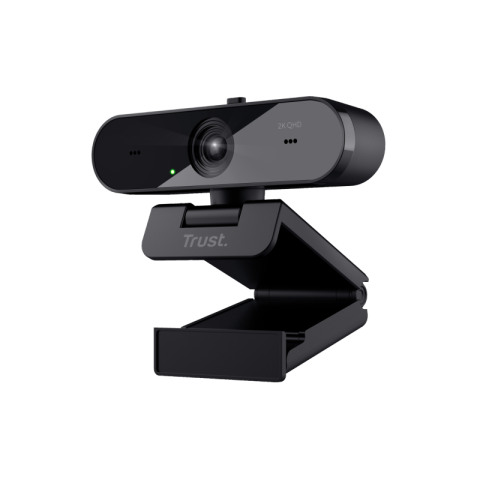 Camere Web - Camera Web Trust Taxon, rezolutie video 2K, USB 2.0, Negru
