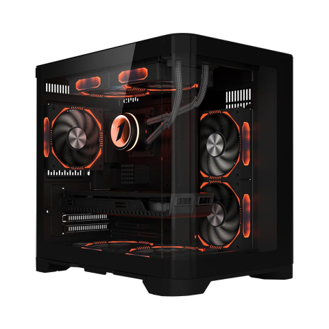 Componente PC - Carcasa 1st PLAYER UV5 Black, Fara sursa