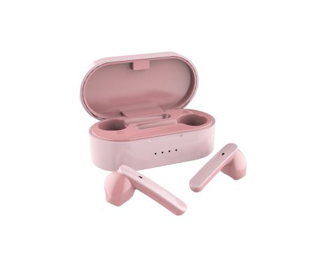 Casti Akai BTE-J10P wireless, bluetooth 5.0, 5V, roz [2]