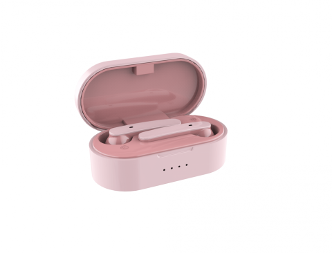 Casti Akai BTE-J10P wireless, bluetooth 5.0, 5V, roz [1]