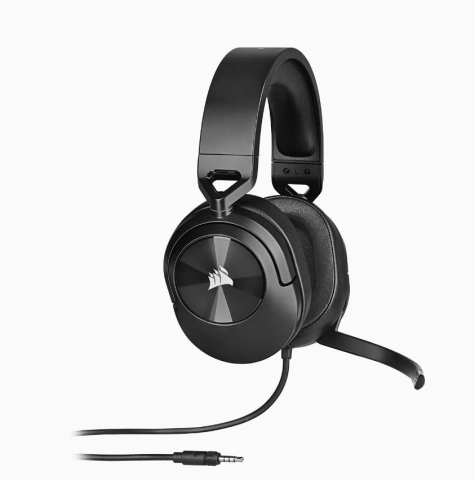 Casti audio - Casti Gaming Head-band CORSAIR HS55 STEREO, Wired, Negru