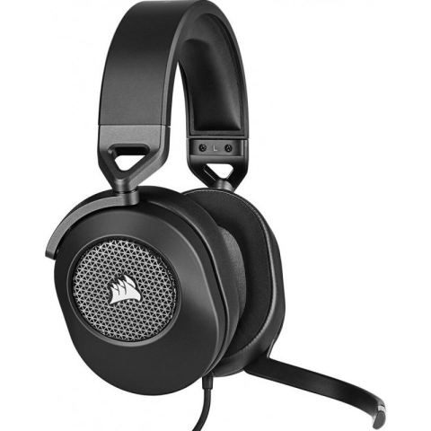 Casti audio - Casti Gaming Head-band Corsair HS65 SURROUND, Wired, Negru