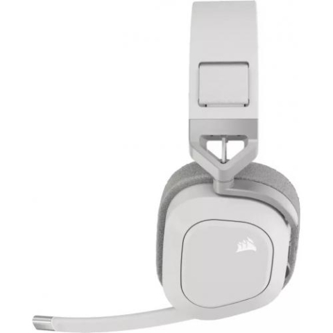 Casti Gaming Head-band Corsair HS80 MAX WIRELESS, Fara Fir, Noise-canceling, Alb [1]