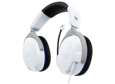 Casti Gaming Head-band HyperX CloudX Stinger 2, Cu fir, Noise-canceling, Alb [2]