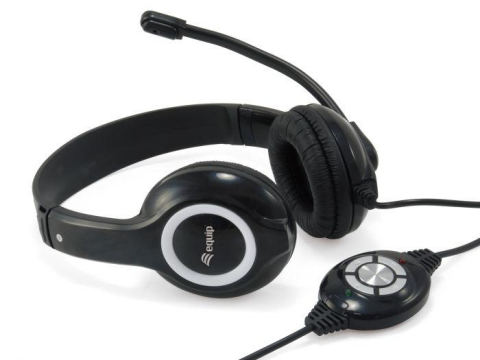 Casti Head-band EQUIP Stereo USB Headset, Wired, Negru [3]