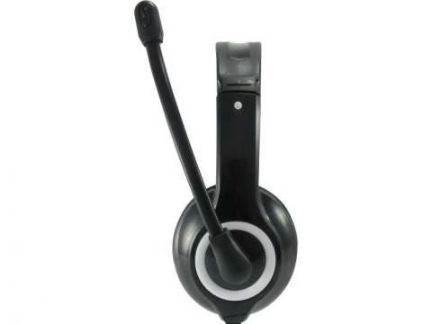 Casti Head-band EQUIP Stereo USB Headset, Wired, Negru [4]