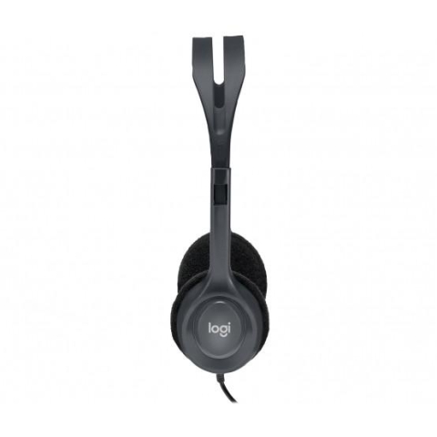 Casti Head-band Logitech H111 Stereo Headset, Cu fir, Negru [3]