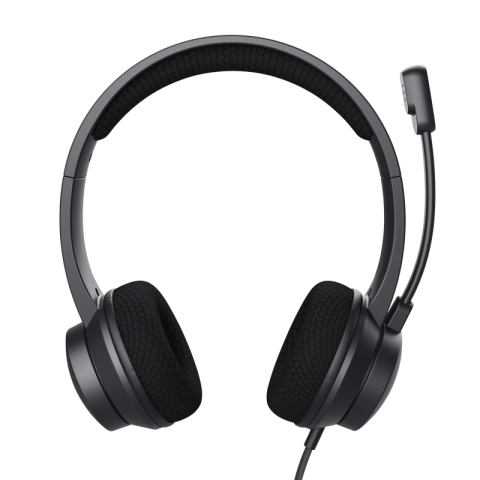 Casti Head-band TRUST Ayda, Cu fir, noise-canceling, Negru [2]