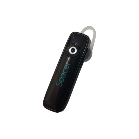 Casti audio - Casti Mono-casca SPACER SPBH-HF-01-BK, Wireless, Negru