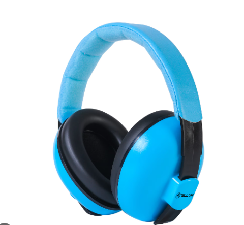 Casti audio - Casti Tellur de reducere a zgomotului pentru copii, material ABS + poliuretan, evaluare de reducere a zgomotului 25db, albastru