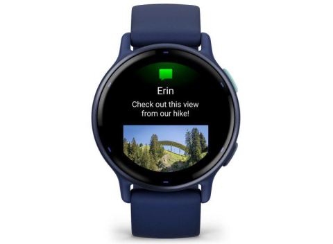 Ceas smartwatch Garmin vívoactive 5 Blue/Blue Metal [1]