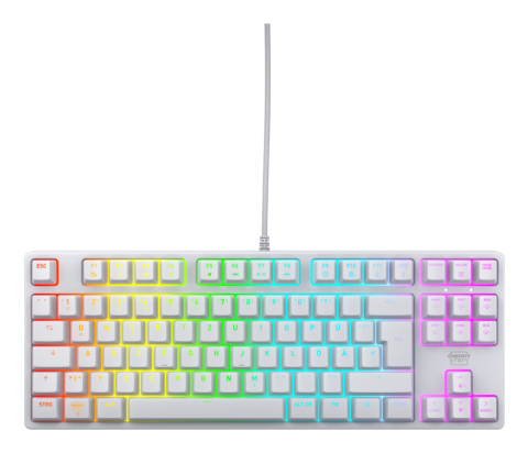 CHERRY K4V2 TKL keyboard Gaming USB QWERTZ German White [1]
