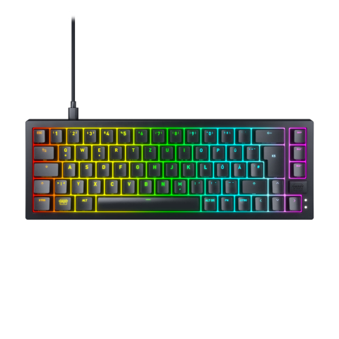 CHERRY K5V2 Compact keyboard Gaming USB QWERTZ German Black [1]