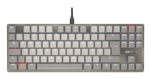 CHERRY KC 500 MX LP TKL keyboard Home/Office USB QWERTZ German Grey [1]