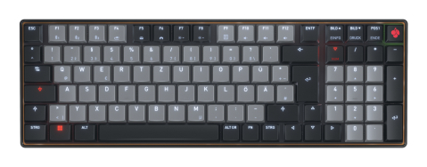 CHERRY KW 550 MX LP keyboard Home/Office USB + Bluetooth QWERTZ German Black [1]