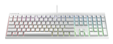 CHERRY MX 2.0S keyboard Gaming USB QWERTZ German White [2]