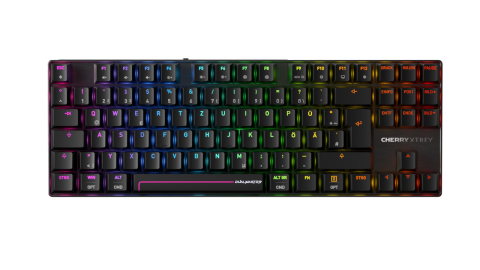 Tastaturi - CHERRY MX 8.2 Pro TMR Wireless keyboard Gaming USB + RF Wireless + Bluetooth QWERTZ German Black