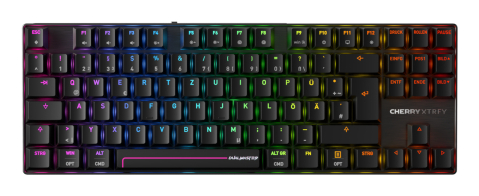 CHERRY MX 8.2 Pro TMR Wireless keyboard Gaming USB + RF Wireless + Bluetooth QWERTZ German Black [1]