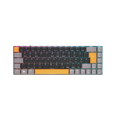 CHERRY MX-LP 2.1 Compact Wireless keyboard Gaming RF Wireless + Bluetooth QWERTZ German Black [1]