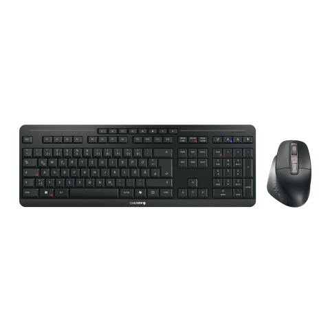 Tastaturi - CHERRY Stream desktop ultimate keyboard Mouse included Home/Office USB + RF Wireless + Bluetooth QWERTZ German Black