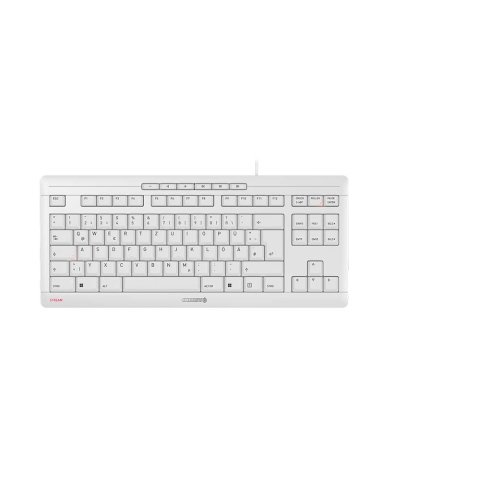 PC, Periferice & Software - CHERRY STREAM TKL keyboard Universal USB QWERTZ German White