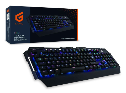 Conceptronic KRONIC Mechanical Gaming Keyboard, RGB, Portuguese layout [2]