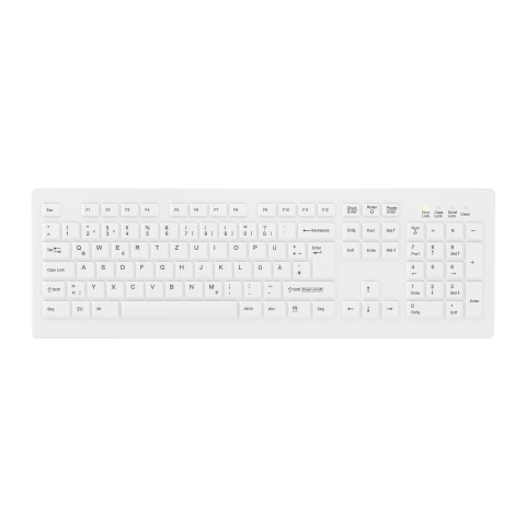 Contour Design Active Key Contour ClassicClean Medical Keyboard Removable Cover Full-Size Wireless White DE C8100 [1]