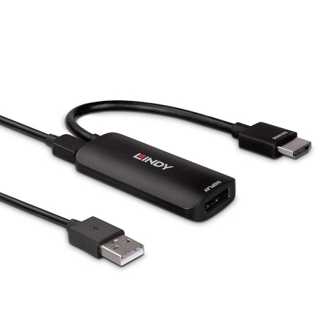 Convertor HDMI 8K60 la Port Display 1.4, latime de banda suportata 48Gbps, rezolutie maxima suportata intrare 840x2160@120Hz 4:4:4 8Bit 7680x4320@60Hz 4:2:0 8Bit, rezolutie maxima suportata iesire, 3840x2160@ 120Hz 4:4:4 8Bit 7680x4320@60Hz 4:2:0 8Bit, chipset LT6711GX_U2, negru [3]