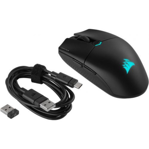 Corsair KATAR ELITE Wireless mouse Gaming Right-hand RF Wireless + Bluetooth + USB Type-A Optical 26000 DPI [1]