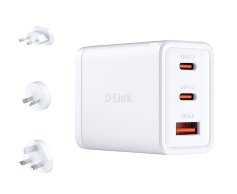 Incarcatoare telefoane - D-Link DCP-651. Charger type: Indoor, Power source type: AC, Charger compatibility: Universal. Input voltage: 90 - 264 V. USB Type-C  ports quantity: 2, Fast charging, Power protection features: Over current, Over voltage, Overcharge, Overheating, Surge protection.  Product colour: White