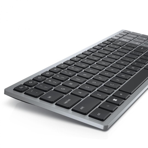 Tastaturi - Dell Compact Multi-Device Wireless Keyboard - KB740, COLOR: Titan Gray