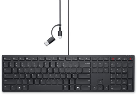 Tastaturi - DELL Pro Wired Collaboration Keyboard - KB525C - US International (QWERTY)