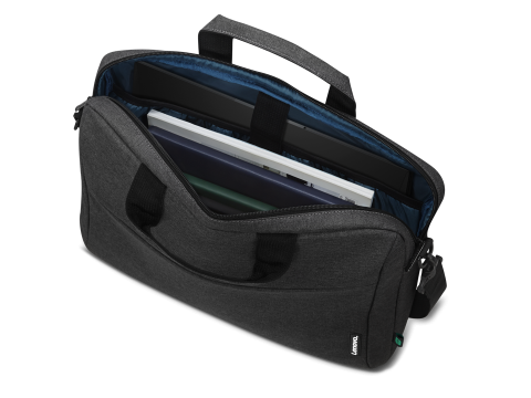 Geanta laptop Lenovo Topload T210 (ECO), 16", Negru, Functii: Rezistenta la apa, Tip inchidere: Fermoar, Material: Poliester, Dimendiuni (Lungime x Inaltime x Adancime): 390mm x 55mm x 275mm, Greutate: 0.456 Kg [4]